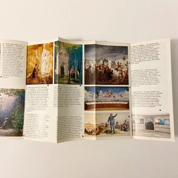 Vintage Temple Square Salt Lake City Discover Utah Guide Brochures Pamphlets - Picture 6 of 12